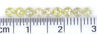 1.00 CT Natural Loose Round Diamond Yellow Color Diamond Natural Loose Diamond 2.70 MM Round Rose Cut Diamond Round Shape Diamond LQ9393