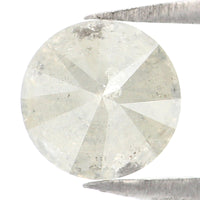 Natural Loose Round Milky Grey Color Diamond 1.05 CT 6.20 MM Round Shape Brilliant Cut Diamond L5880