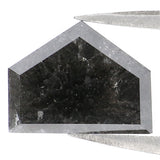 Natural Loose Antique Diamond Black Grey Color 2.70 CT 9.95 MM Antique Shape Rose Cut Diamond L8254