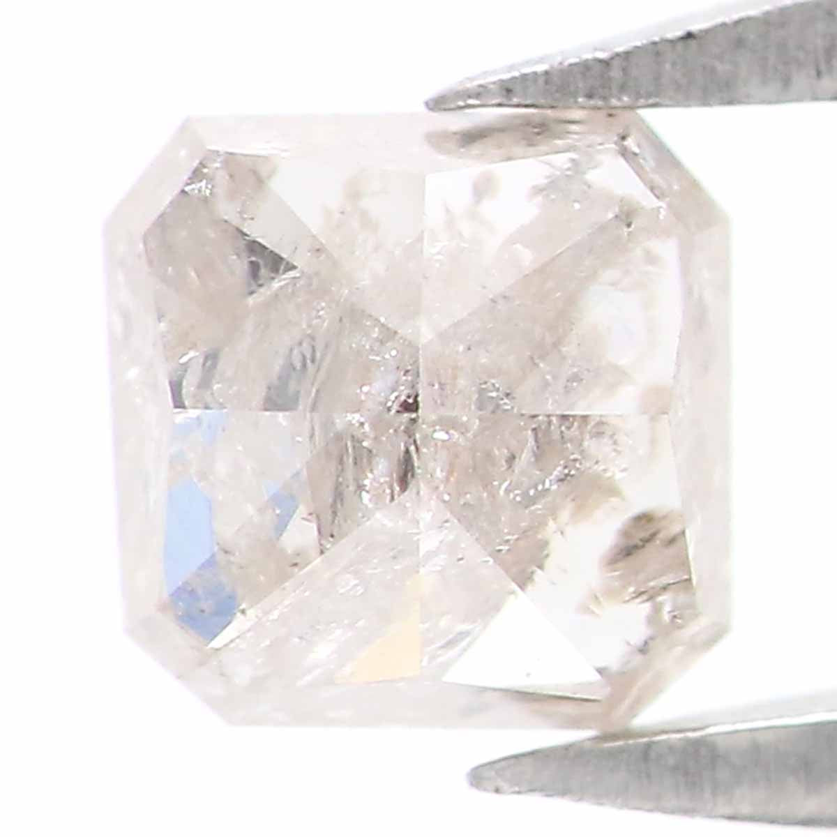 0.48 CT Natural Loose Radiant Shape Diamond Yellow Color Radiant Cut Diamond 4.00 MM Natural Grey Color Radiant Brilliant Cut Diamond LQ5963