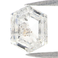 Natural Loose Hexagon Diamond White - G Color 1.08 CT 6.67 MM Hexagon Shape Rose Cut Diamond KDL2576