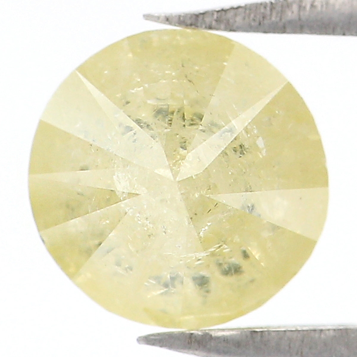 Natural Loose Round Yellow Color Diamond 1.31 CT 6.50 MM Round Shape Brilliant Cut Diamond L6595