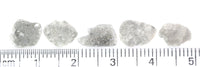 Natural Loose Slice Diamond Black Grey Color 1.55 CT 8.60 MM Slice Shape Rose Cut Diamond L5160