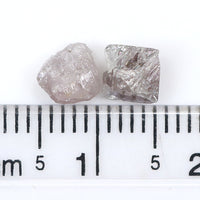 Natural Loose Rough Diamond Grey Color 1.70 CT 5.05 MM Rough Irregular Shape Diamond KR2253