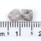 Natural Loose Rough Diamond Grey Color 1.70 CT 5.05 MM Rough Irregular Shape Diamond KR2253