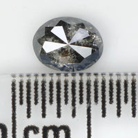 0.36 Ct Natural Loose Diamond, Oval Diamond, Black Diamond, Grey Diamond, Salt and Pepper Diamond, Antique Diamond, Real Diamond, L698