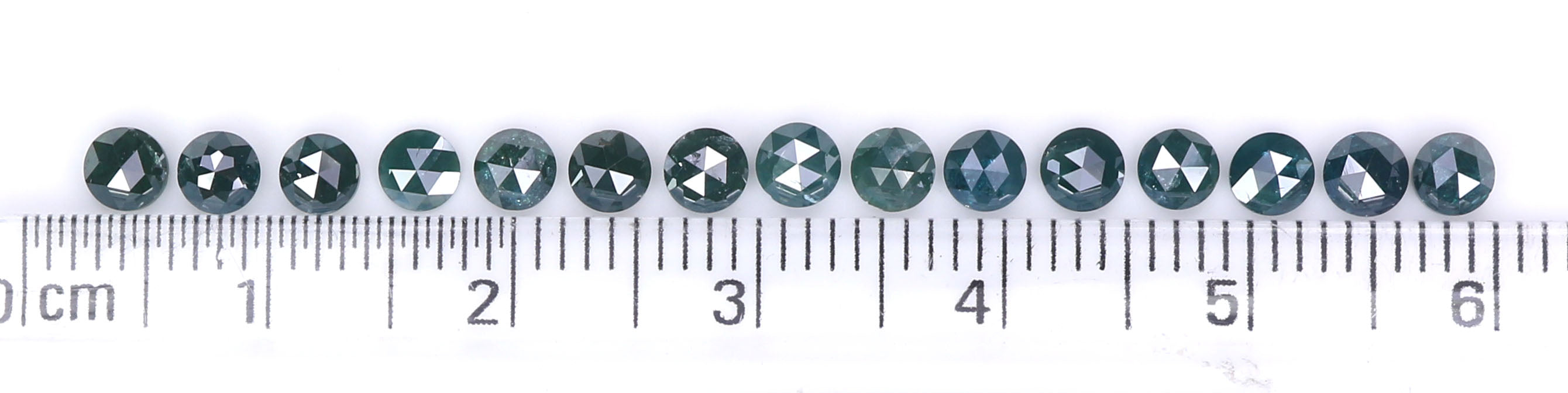 2.81 CT Natural Loose Round Rose Cut Diamond Blue Color Round Cut Diamond 3.30 MM Natural Blue Color Diamond Round Rose Cut Diamond LQ8992