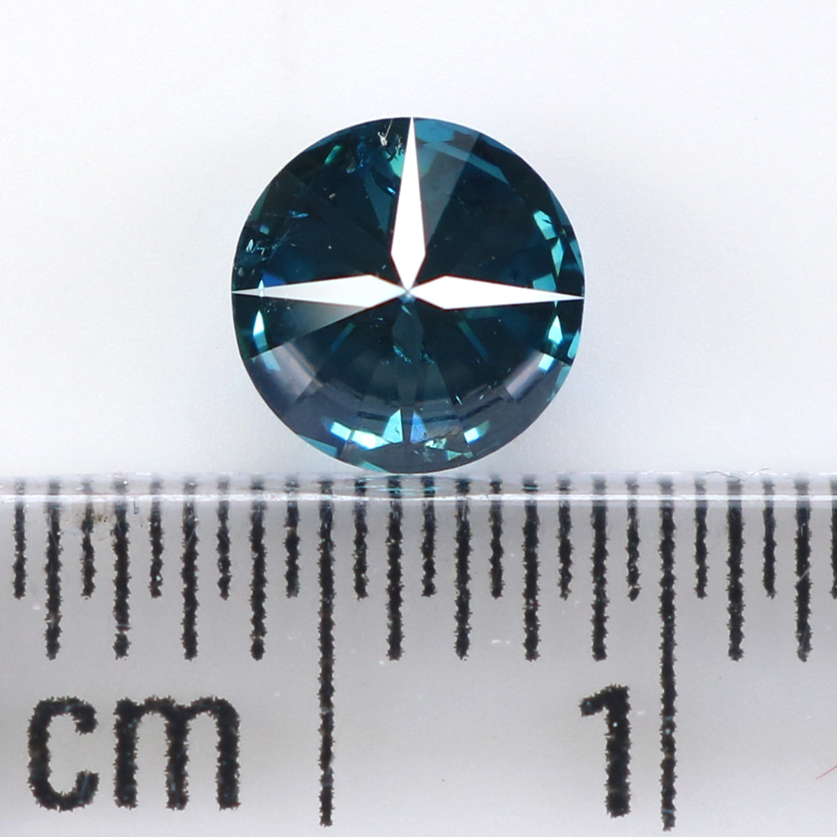 Natural Loose Round Blue Color Diamond 0.60 CT 5.15 MM Round Brilliant Cut Diamond KDL1659