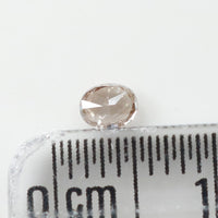 0.15 Ct Natural Loose Diamond, Oval Diamond, Brown Diamond, Antique Diamond, Rustic Diamond, Polished Diamond, Real Diamond L5444