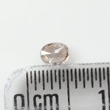 0.15 Ct Natural Loose Diamond, Oval Diamond, Brown Diamond, Antique Diamond, Rustic Diamond, Polished Diamond, Real Diamond L5444