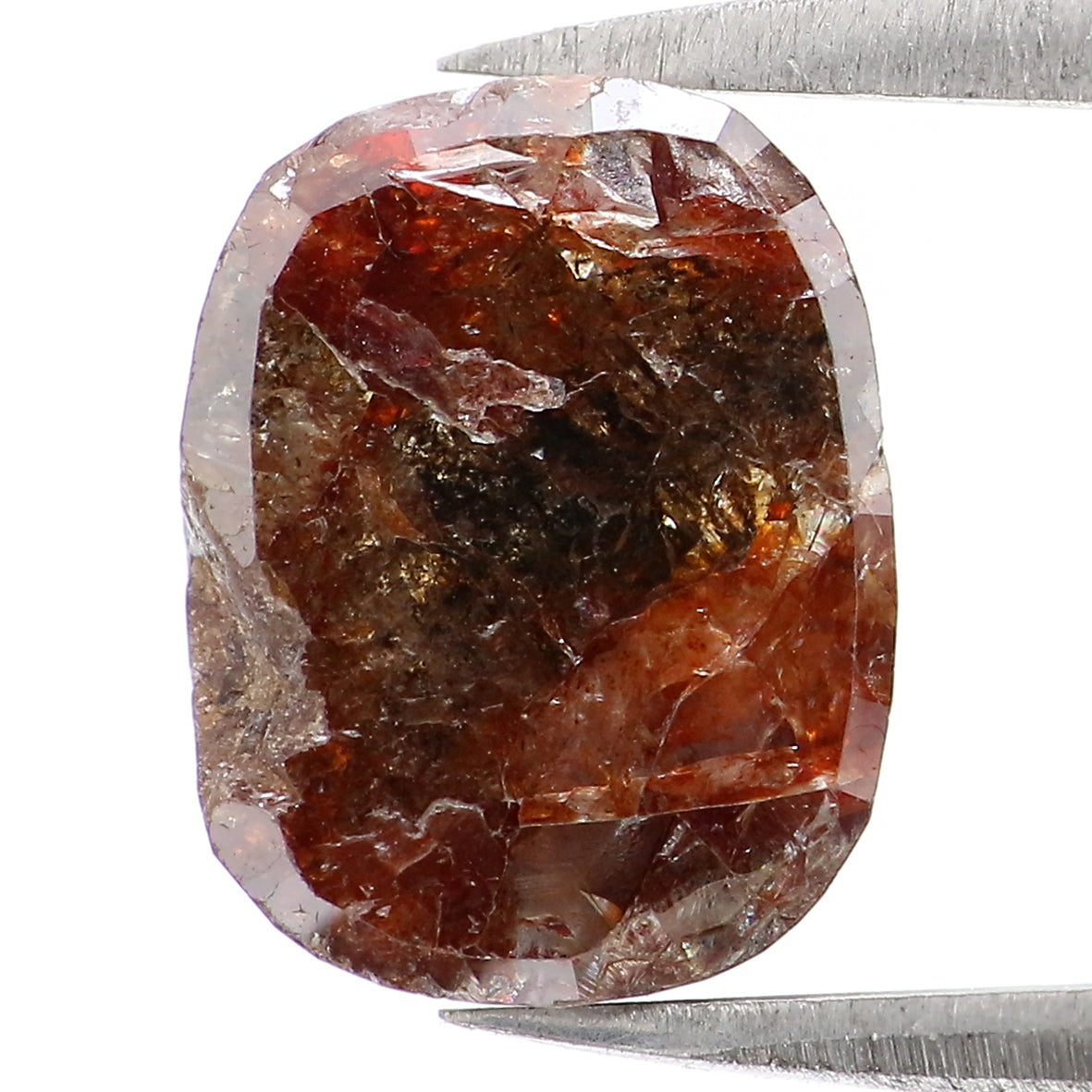 Natural Loose Oval Brown Color Diamond 4.31 CT 10.60 MM Oval Shape Rose Cut Diamond L1563