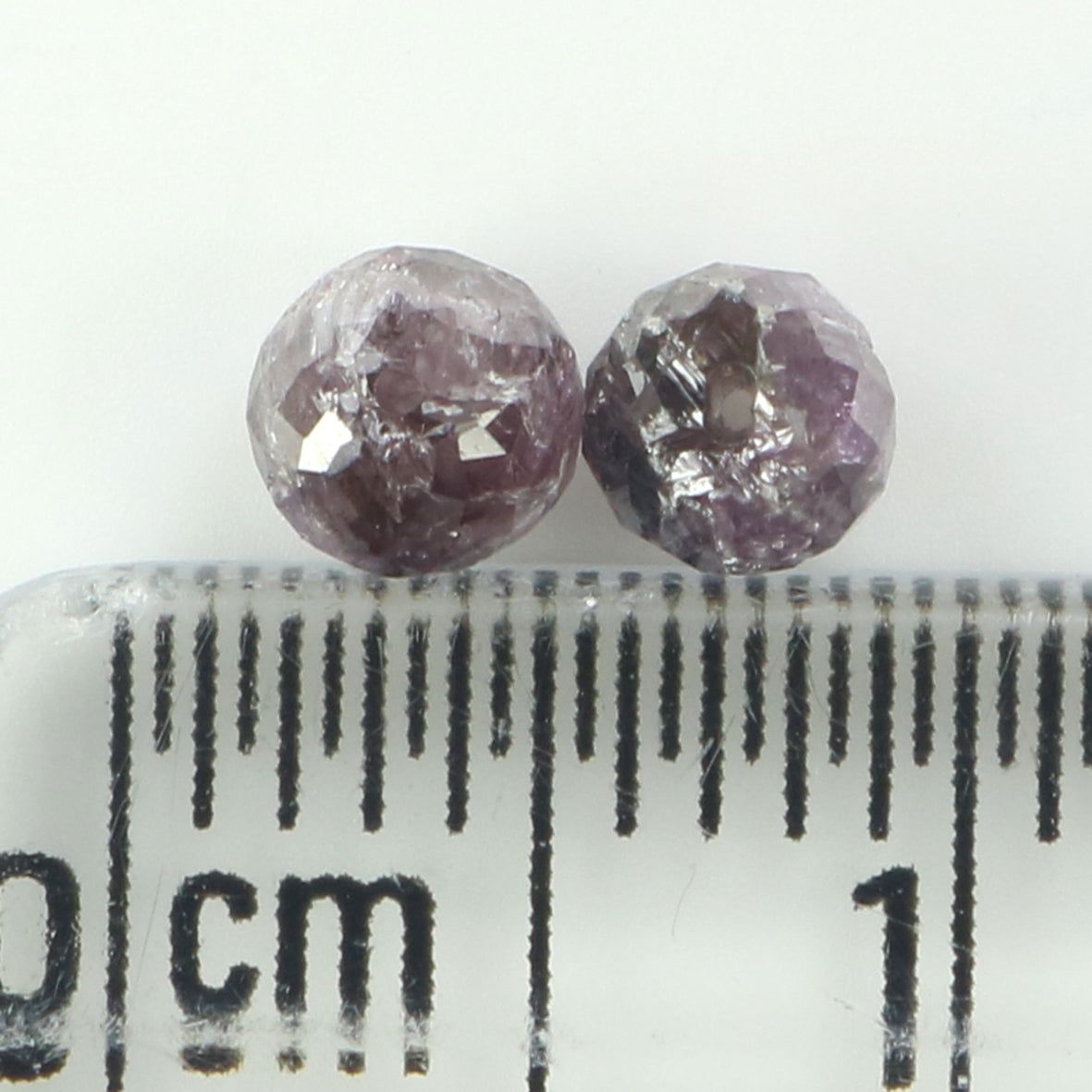 0.88 CT Faceted Bead Diamond, Natural Loose Diamond, Pink Bead Diamond, Faceted Diamond Bead, Beads Loose Diamond, Beads For Necklace L9898