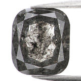 1.30 Ct Natural Loose Diamond, Cushion Diamond, Salt And Pepper, Black Diamond, Grey Diamond, Cushion Cut Diamond, Geometric Diamond, KDL531