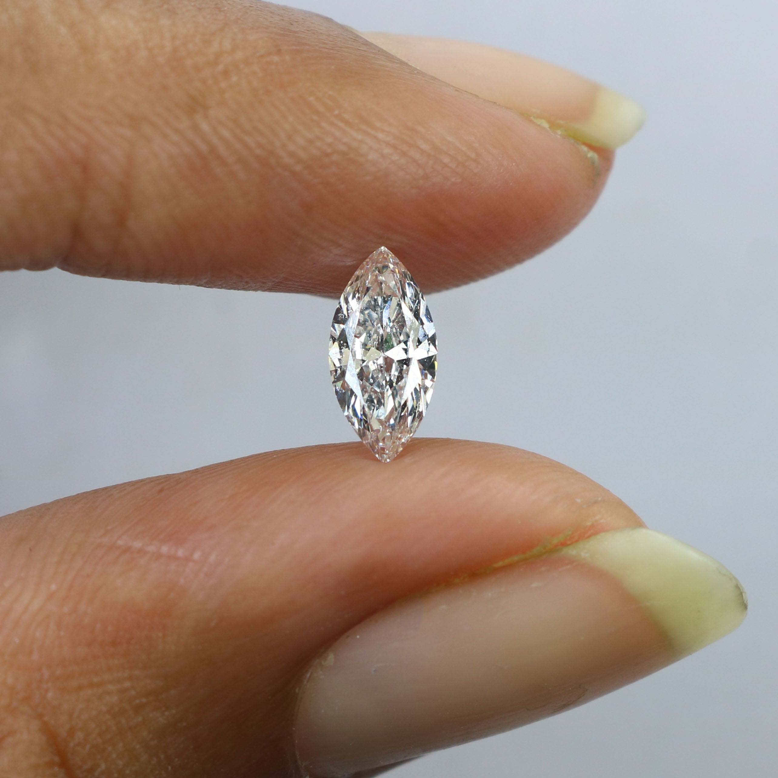 0.55 Ct GIA Certified Natural Loose Marquise Shape Diamond 8.75 MM Natural White - H Color Diamond Marquise Brilliant Cut Diamond QL8858