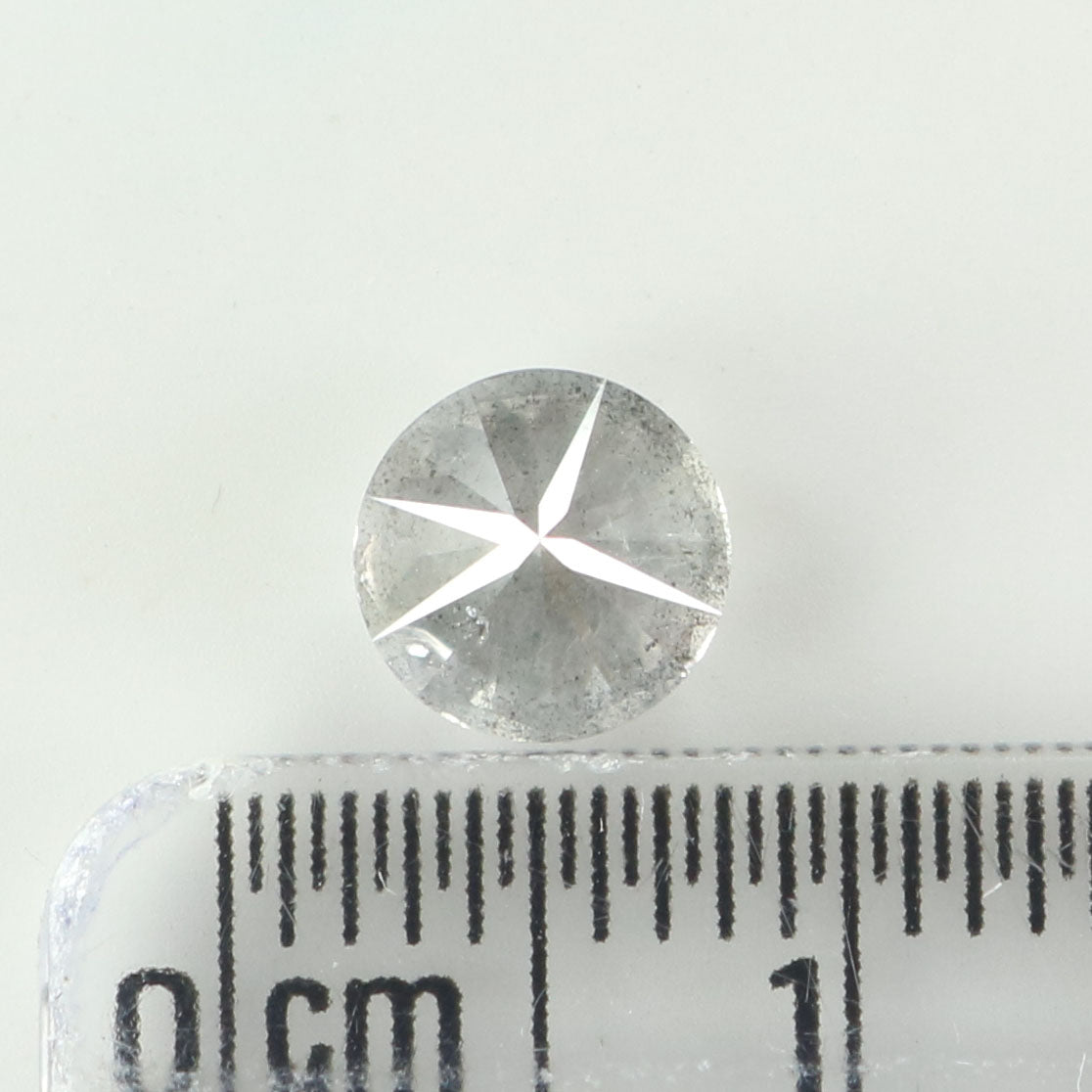 0.96 CT Natural Loose Round Shape Diamond Grey Color Round Cut Diamond 6.05 MM Natural Loose Diamond Round Brilliant Cut Diamond LQ262