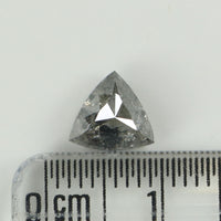 1.62 Ct Natural Loose Diamond, Triangle Diamond, Grey Diamond, Black Diamond, Salt Pepper Diamond, Geometric Diamond, Rose Cut Diamond KDL128