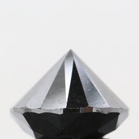 3.76 Ct Natural Loose Diamond Round Black Color 9.30 MM KDL8487