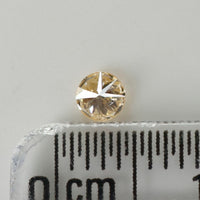 0.11 Ct Natural Loose Diamond, Orange Diamond, Round Diamond, Round Brilliant Cut Diamond, Sparkling Diamond, Rustic Diamond L5083