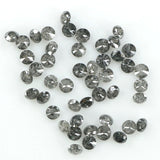 1.09 Ct Natural Loose Diamond, Round Brilliant Cut, Salt Pepper Diamond, Black Diamond, Gray Diamond, Round Cut Diamond, Real Diamond L9868