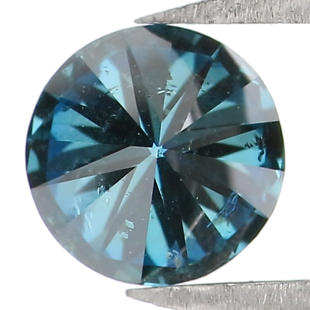 0.74 Ct Natural Loose Round Shape Diamond Blue Color Round Cut Diamond 5.60 MM Natural Loose Diamond Round Brilliant Cut Diamond QL1596