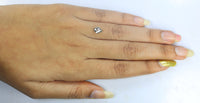 0.97 Ct Natural Loose Diamond Pentagon Black Grey Salt And Pepper color I3 Clarity 7.50 MM KDL8964