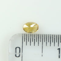 0.16 Ct Natural Loose Diamond Oval Yellow Color VS Clarity 4.05 MM L8627