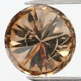 0.36 Ct Natural Loose Diamond, Brown Diamond, Round Diamond, Round Brilliant Cut Diamond, Sparkling Diamond, Rustic Diamond L484
