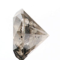 2.30 CT Natural Loose Diamond Round Brown Salt And Pepper Color 8.05 MM KDL9054