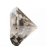 2.30 CT Natural Loose Diamond Round Brown Salt And Pepper Color 8.05 MM KDL9054