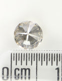 0.87 Ct Natural Loose Diamond Round Brown Salt And Pepper Color 5.76 MM L9364