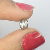 0.68 Ct Natural Loose Diamond Oval Black Grey Salt And Pepper Color I3 Clarity 5.90 MM KDL8745