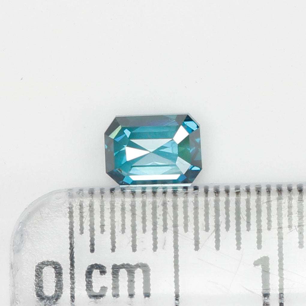 0.37 Ct Natural Loose Emerald Shape Diamond Blue Color Emerald Cut Diamond 4.65 MM Natural Loose Diamond Emerald Rose Cut Diamond LQ9747