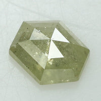 0.75 CT Natural Loose Diamond Hexagon Grey Color I3 Clarity 7.50 MM KDK2097
