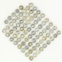 2.49 Ct Natural Loose Diamond, Round Rose Cut Diamond, Grey Diamond, Yellow Diamond, Rose Cut Diamond, Rustic Diamond, Real Diamond L094