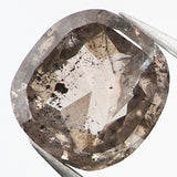 0.76 Ct Natural Loose Diamond, Cushion Diamond, Salt And Pepper, Black Diamond, Grey Diamond, Cushion Cut Diamond, Geometric Diamond, KDL533