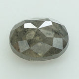 1.17 Ct Natural Loose Diamond Oval Grey Salt And Pepper Color I3 Clarity 6.70 MM KDL8693