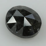 1.19 Ct Natural Loose Diamond Oval Black Grey Color I3 Clarity 6.70 MM KDK2055