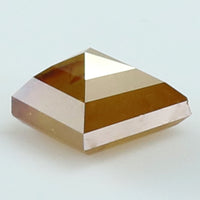 1.74 CT Natural Loose Diamond Kite Yellow Brown Color I3 Clarity 9.00 MM KDK2184