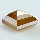 1.74 CT Natural Loose Diamond Kite Yellow Brown Color I3 Clarity 9.00 MM KDK2184