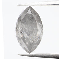 1.71 Ct Natural Loose Diamond, Marquise Diamond, Grey color Diamond, Marquise Cut Diamond, Polished Diamond, Rose Cut Diamond L450