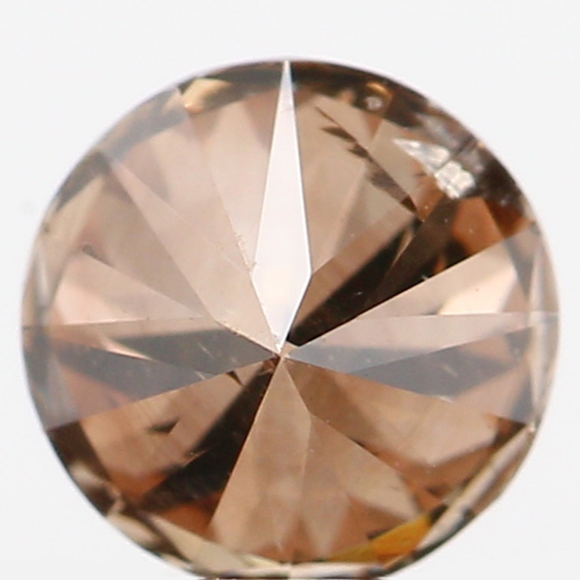 0.32 Ct Natural Loose Round Shape Diamond Brown Color Round Cut Diamond 4.30 MM Natural Loose Brown Color Round Brilliant Cut Diamond LQ486