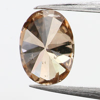 0.30 Ct Natural Loose Diamond, Oval Diamond, Brown Color Diamond, Antique Diamond, Rustic Diamond, Polished Diamond, Real Diamond KR2295