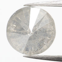 0.96 Ct Natural Loose Diamond, Grey Diamond, Round Diamond, Round Brilliant Cut Diamond, Sparkling Diamond, Rustic Diamond L206
