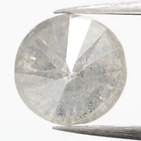 0.96 Ct Natural Loose Diamond, Grey Diamond, Round Diamond, Round Brilliant Cut Diamond, Sparkling Diamond, Rustic Diamond L206
