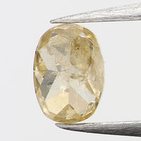 0.19 Ct Natural Loose Diamond, Oval Diamond, Yellow Diamond, Antique Diamond, Oval Cut Diamond, Rustic Diamond, Real Diamond L5333