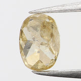 0.19 Ct Natural Loose Diamond, Oval Diamond, Yellow Diamond, Antique Diamond, Oval Cut Diamond, Rustic Diamond, Real Diamond L5333