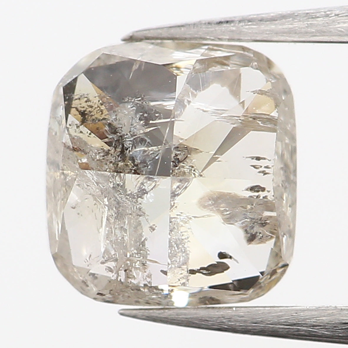 1.01 Ct Natural Loose Cushion Shape Diamond Green Color Cushion Cut Diamond 5.60 MM Natural Green Color Cushion Brilliant Cut Diamond LQ5953