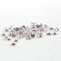 0.70 Ct Natural Loose Diamond, Pink Diamond, Round Diamond, Round Brilliant Cut Diamond, Sparkling Diamond, Rustic Diamond L894