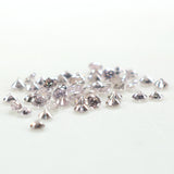 0.70 Ct Natural Loose Diamond, Pink Diamond, Round Diamond, Round Brilliant Cut Diamond, Sparkling Diamond, Rustic Diamond L894
