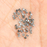 1.47 Ct Natural Loose Diamond, Round Brilliant Cut, Salt Pepper Diamond, Black Diamond, Gray Diamond, Round Cut Diamond, Real Diamond L078